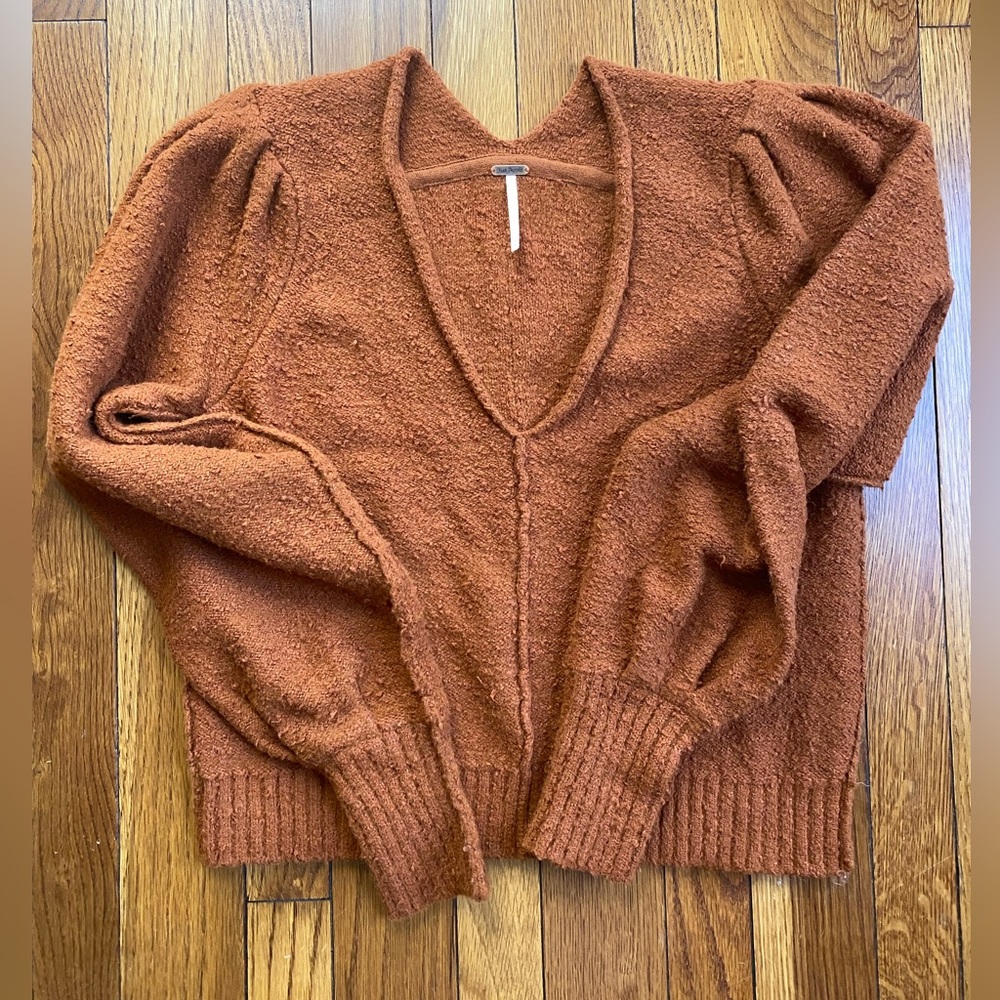 Free People Butter Brown Reverie Sweater